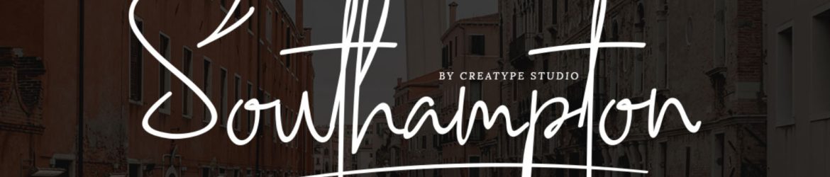 Southampton Handwritten Free Font