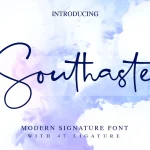 Southaste Signature Font - Fonte Grátis Southaste Signature Font