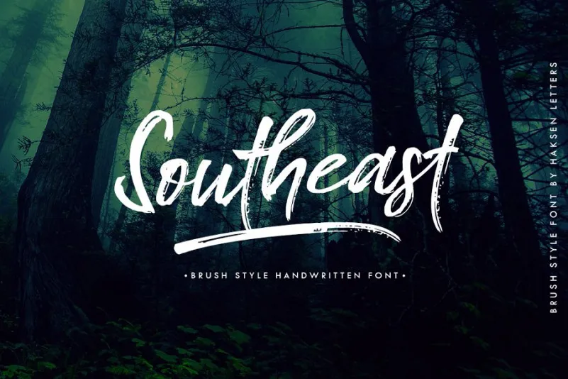 Southeast Brush Font