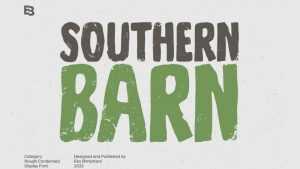Southern Barn Font › Fontesk