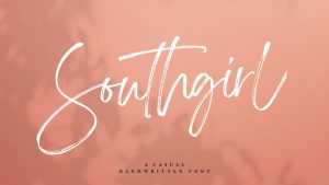 Southgirl Script › Fontesk