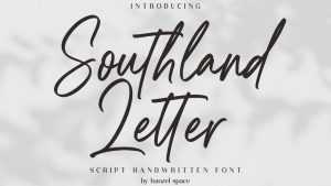 Southland Letter Font › Fontesk