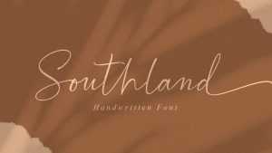 Southland Script Font › Fontesk