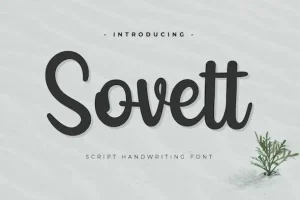 Sovett Script Font
