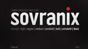 Sovranix Font › Fontesk