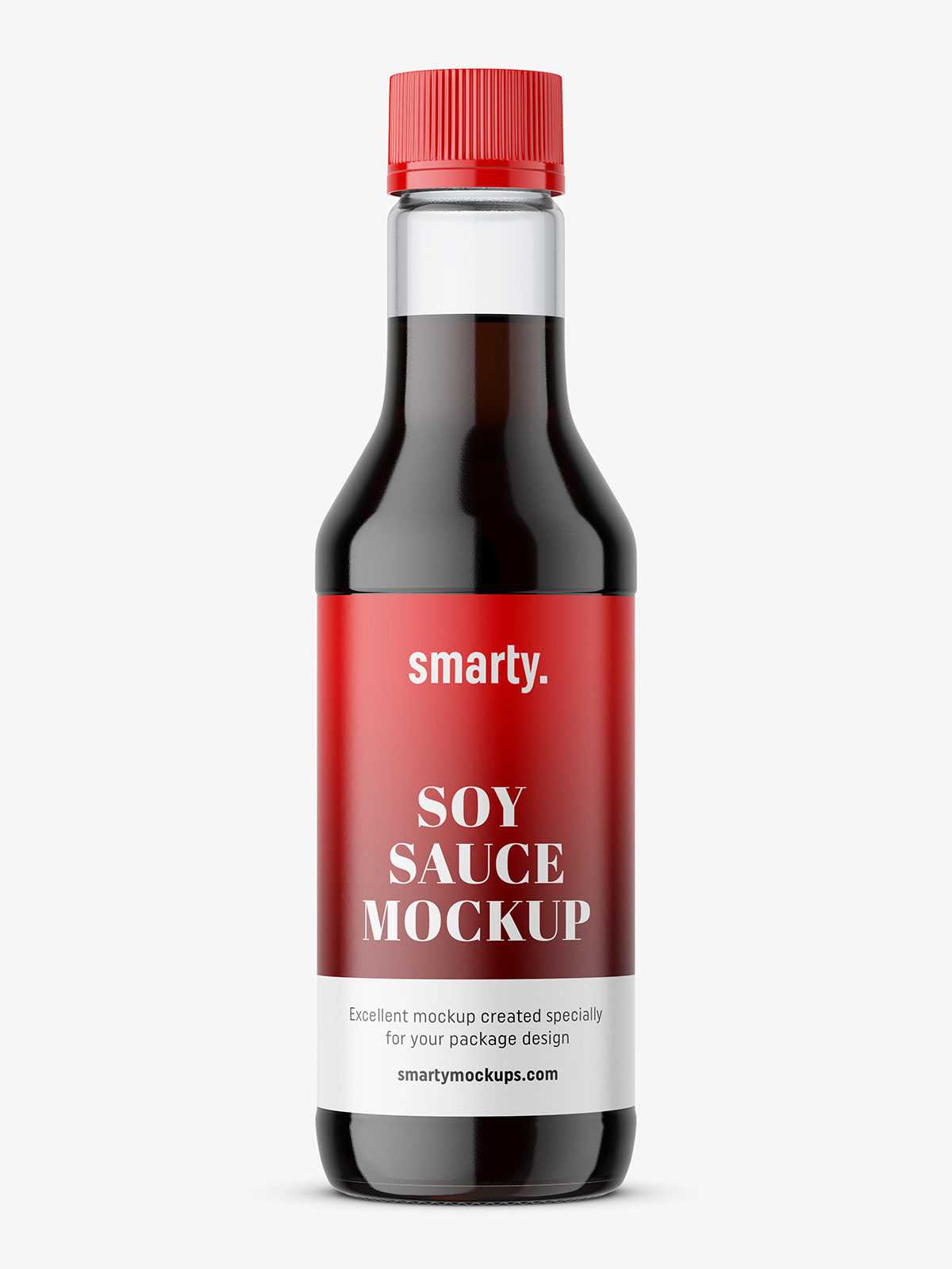 Soy sauce mockup