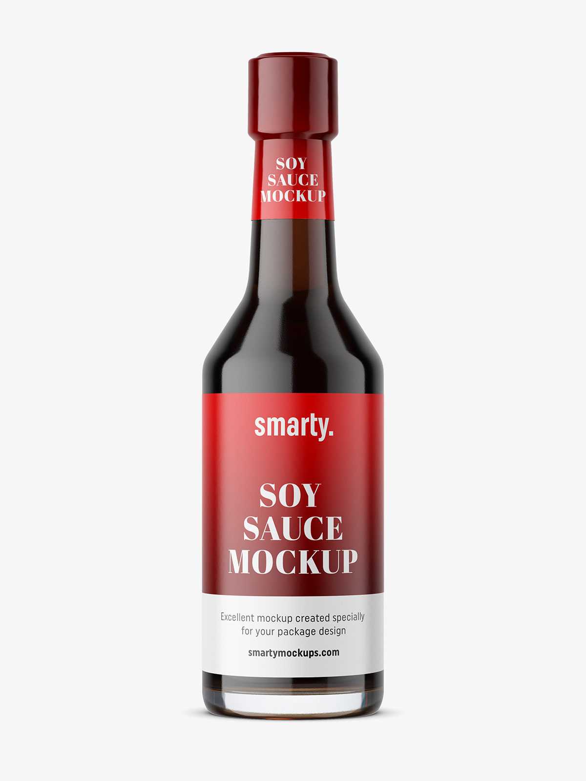 Soy sauce mockup