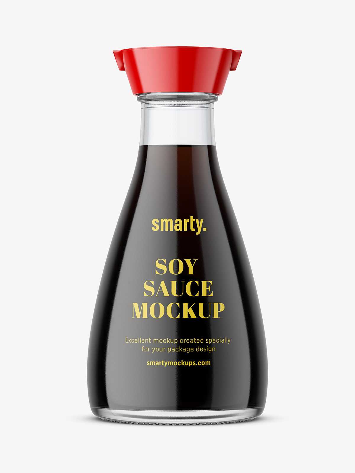 Soy sauce mockup
