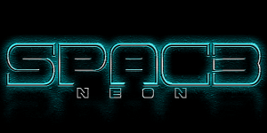 Spac3 neon font
