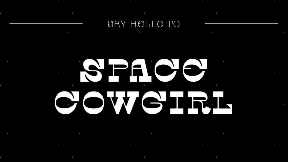 Space Cowgirl Font Family › Fontesk
