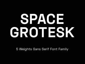 Space Grotesk Free Font