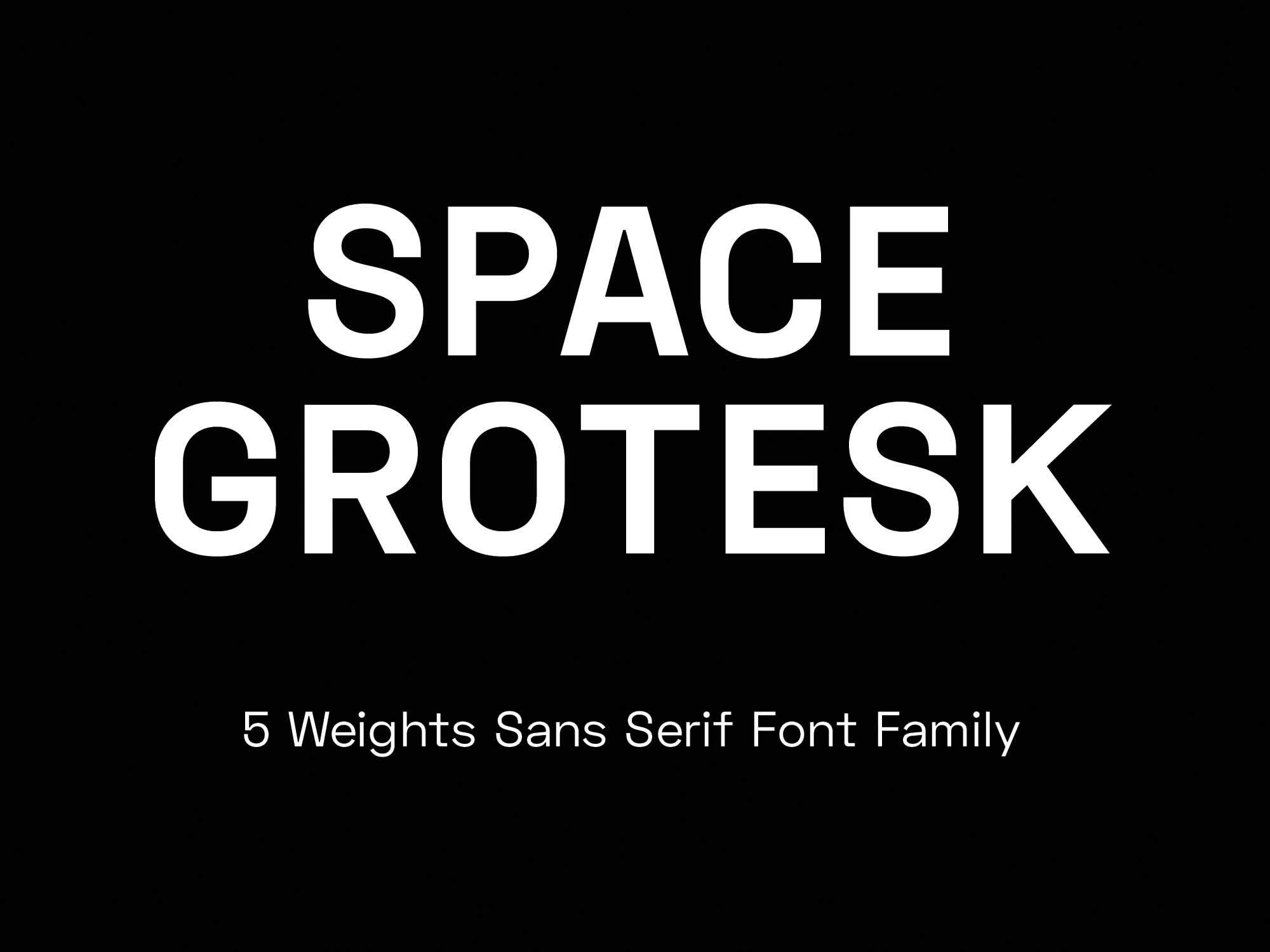Space Grotesk Free Font