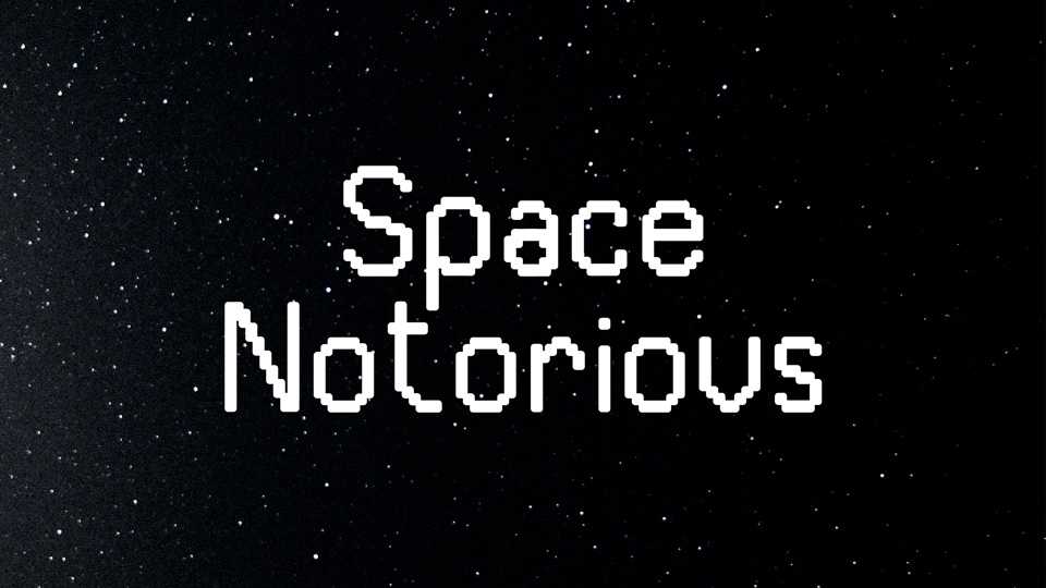 Space Notorious Font › Fontesk