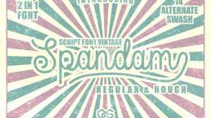 Spandam Vintage Font › Fontesk
