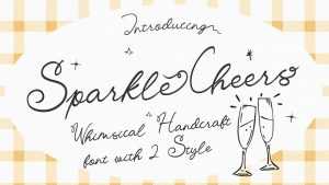 Sparkle Cheers Font › Fontesk