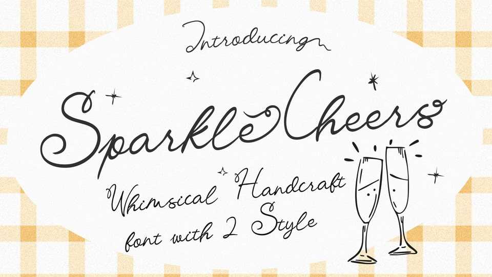 Sparkle Cheers Font › Fontesk