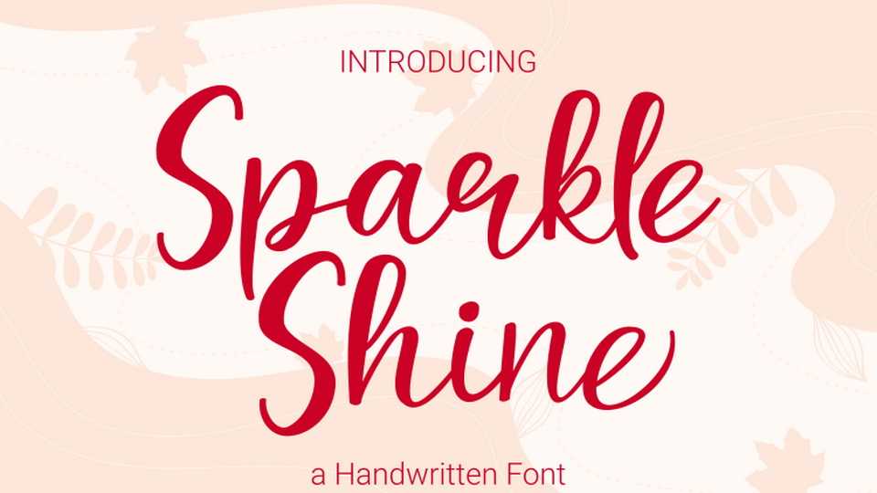 Sparkle Shine Font › Fontesk