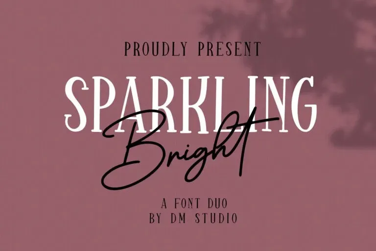 Sparkling Bright Font