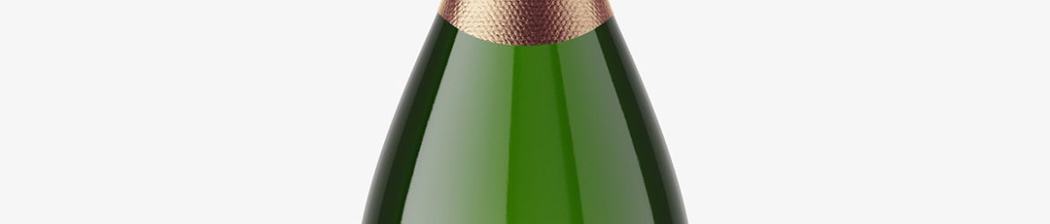 Sparkling wine bottle mockup Sparkling wine bottle mockup