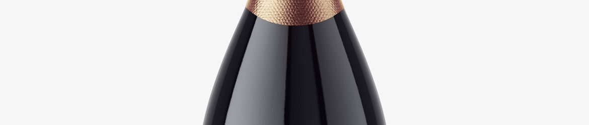 Sparkling wine bottle mockup Sparkling wine bottle mockup