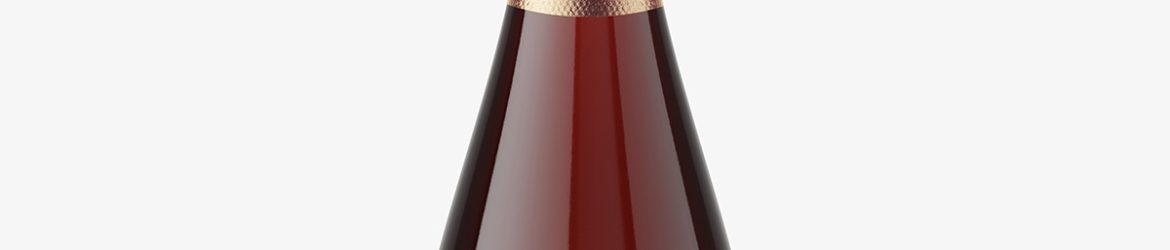 Sparkling wine bottle mockup Sparkling wine bottle mockup