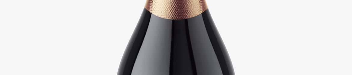 Sparkling wine bottle mockup Sparkling wine bottle mockup