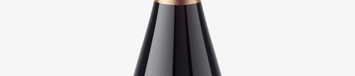 Sparkling wine bottle mockup Sparkling wine bottle mockup