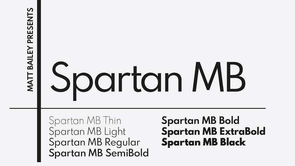 Spartan MB Font Family › Fontesk