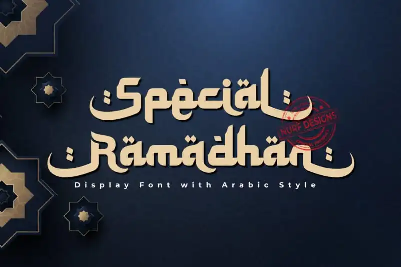 Special Ramadhan Display Font