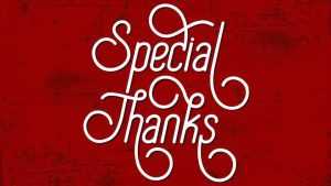 Special Thanks Script Font › Fontesk