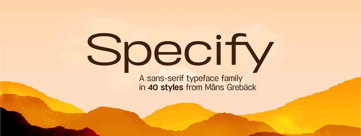Specify Font Family