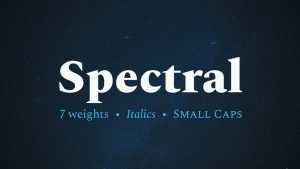 Spectral Font Family › Fontesk