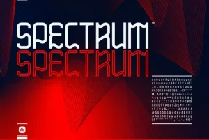 Spectrum Display Font