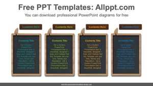 Speech bubble blackboard PowerPoint Diagram Template