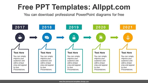 Speech Bubble List PowerPoint Diagram