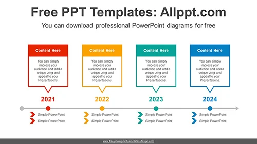 Speech Bubble Text Box PowerPoint Diagram