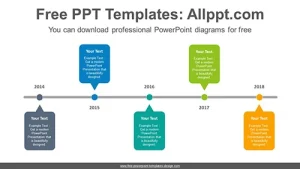 Speech bubbles PowerPoint Diagram Template