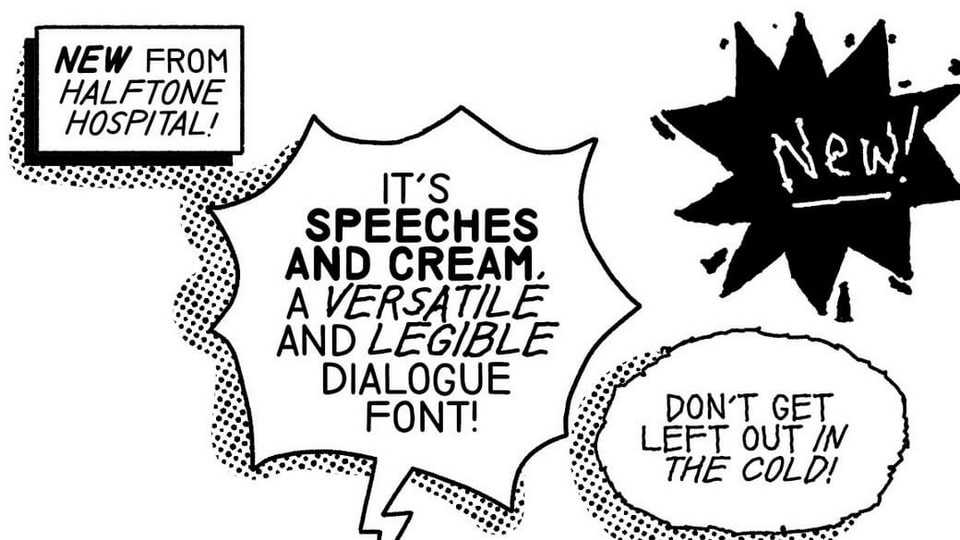 Speeches and Cream Font › Fontesk