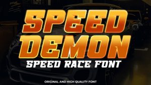 Speed Demon Font › Fontesk
