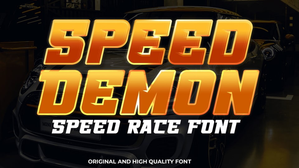 Speed Demon Font › Fontesk