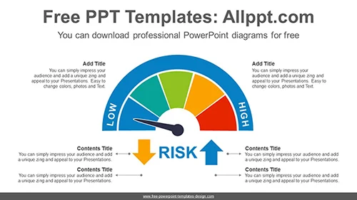 Speedometer Arrow PowerPoint Diagram
