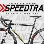 Speedtrap Display Font