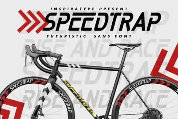 Speedtrap Display Font
