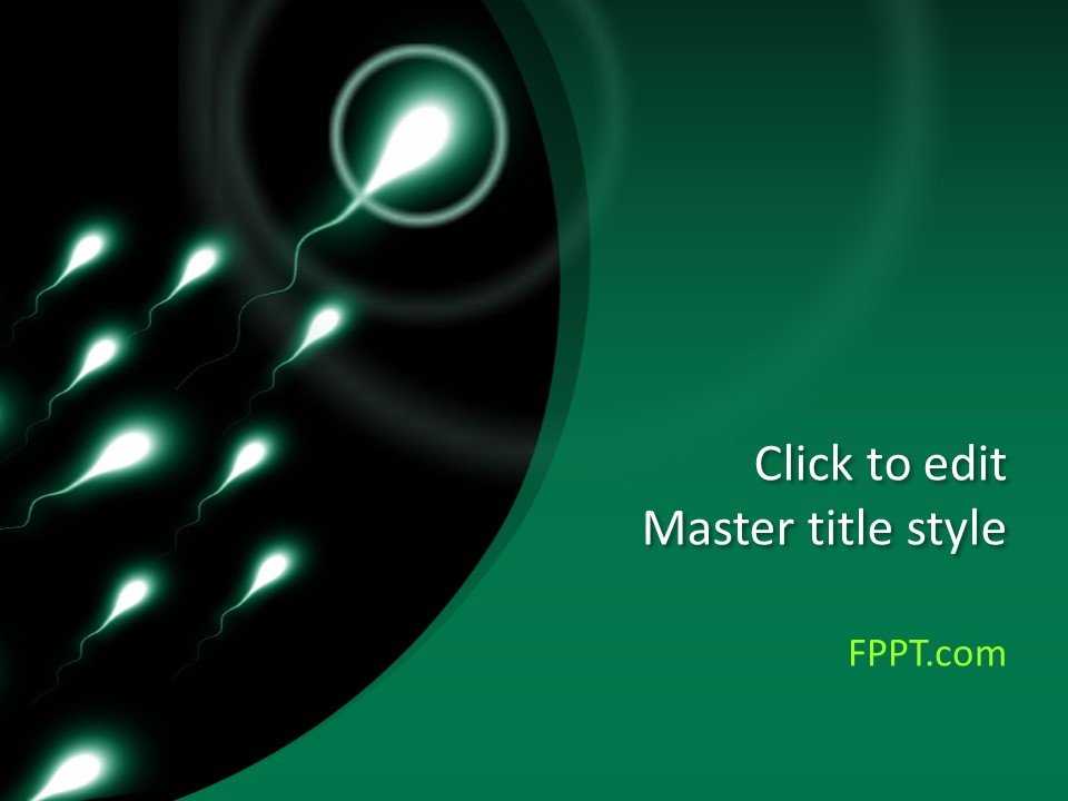 Spermatozoa PowerPoint Template