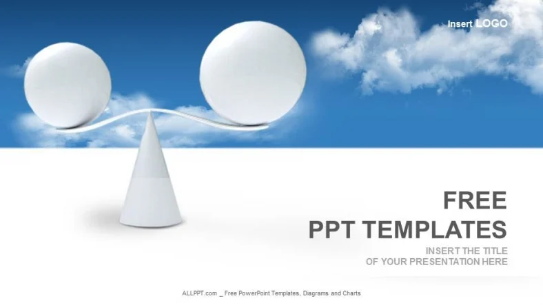 Spheres Balance-Business PowerPoint Templates