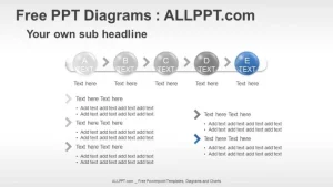 Spheres Flow PPT Diagrams