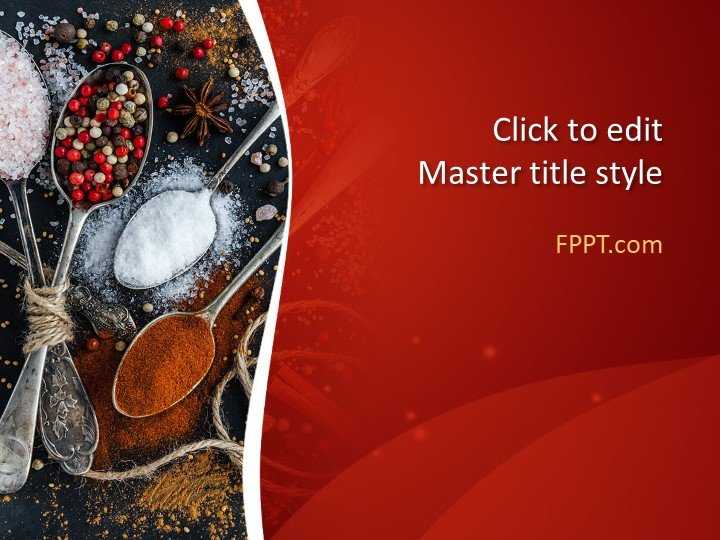 Spicy Food PowerPoint Template