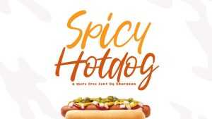 Spicy Hotdog Font › Fontesk