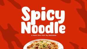 Spicy Noodle Font › Fontesk