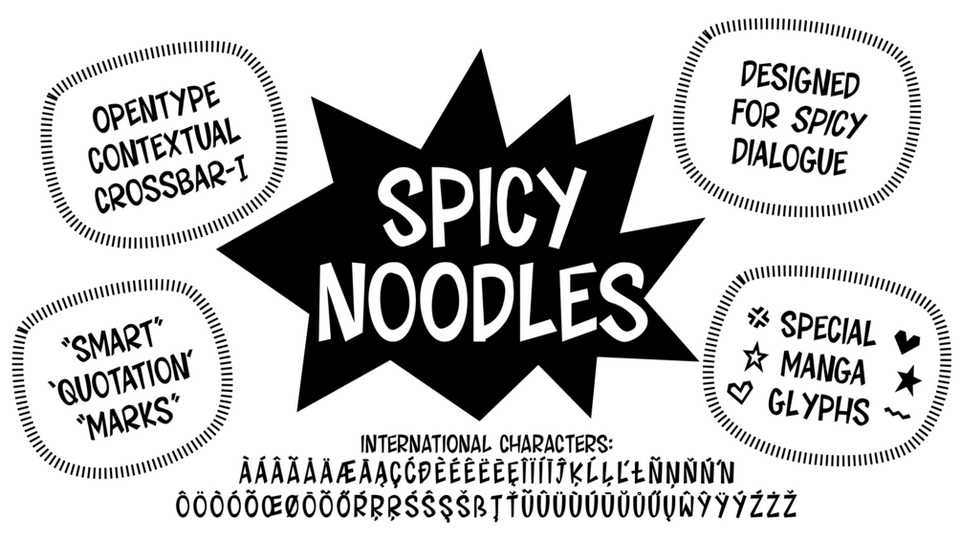 Spicy Noodles Font Family › Fontesk